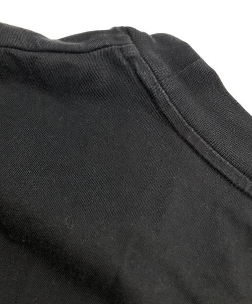 MONCLER（モンクレール）MONCLER (モンクレール) メッシュ切替袖ロゴ半袖カットソー ブラック サイズ:Mの古着・服飾アイテム