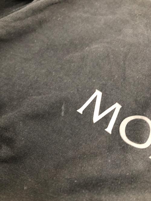 MONCLER（モンクレール）MONCLER (モンクレール) メッシュ切替袖ロゴ半袖カットソー ブラック サイズ:Mの古着・服飾アイテム