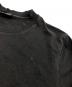 中古・古着 MONCLER (モンクレール) メッシュ切替袖ロゴ半袖カットソー ブラック サイズ:M：16000円