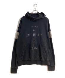MONCLER（モンクレール）の古着「袖切替ロゴパーカー」｜ブラック