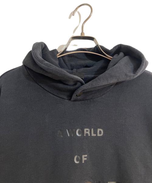 MONCLER（モンクレール）MONCLER (モンクレール) 袖切替ロゴパーカー ブラック サイズ:Ｌの古着・服飾アイテム