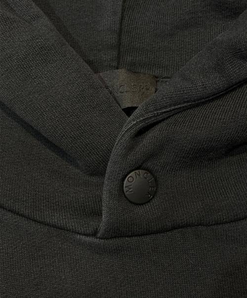 MONCLER（モンクレール）MONCLER (モンクレール) 袖切替ロゴパーカー ブラック サイズ:Ｌの古着・服飾アイテム