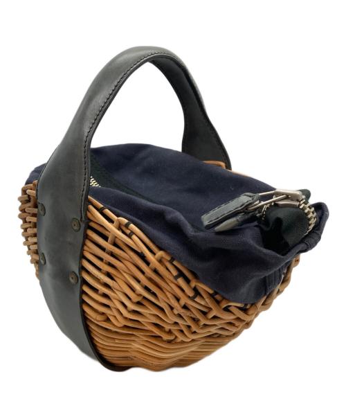 ebagos（エバゴス）ebagos (エバゴス) ワンハンドルバスケットバッグ ブラウンの古着・服飾アイテム
