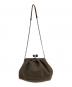 Weekend Max Mara (ウィークエンド マックスマーラ) パスティチーノがま口バッグ ブラウン：12000円