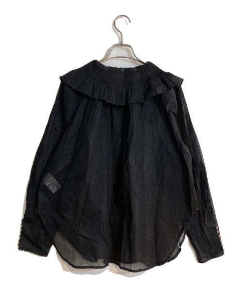 ne quittez pas（ヌキテパ）ne quittez pas (ヌキテパ) Frill Collar Blouse ブラック サイズ:FREEの古着・服飾アイテム