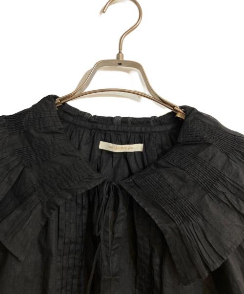 ne quittez pas（ヌキテパ）ne quittez pas (ヌキテパ) Frill Collar Blouse ブラック サイズ:FREEの古着・服飾アイテム