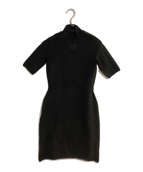 ALEXANDER WANG（アレキサンダー・ワン）ALEXANDER WANG (アレキサンダー・ワン) ハイネックミニドレス ブラック サイズ:XSの古着・服飾アイテム
