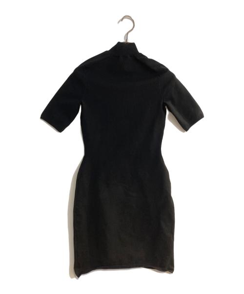 ALEXANDER WANG（アレキサンダー・ワン）ALEXANDER WANG (アレキサンダー・ワン) ハイネックミニドレス ブラック サイズ:XSの古着・服飾アイテム