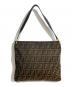 FENDI (フェンディ) ズッカ柄ワンショルダーバッグ ブラウン：65000円