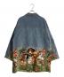 SUM1 STYLE (スミスタイル) 動物柄切替デニムジャケット インディゴ サイズ:F：13000円