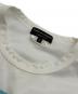 中古・古着 COMME des GARCONS HOMME PLUS (コムデギャルソンオムプリュス) フラワープリントTシャツ ホワイト サイズ:S：8000円