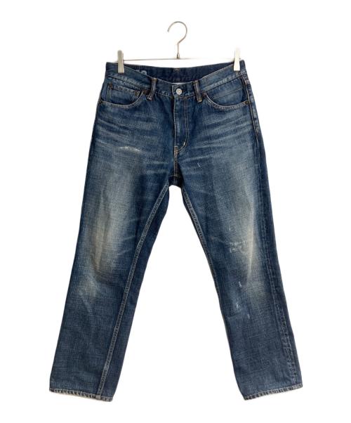VISVIM（ビズビム）VISVIM (ビズビム) SOCIAL SCULPTURE 03 DAMAGED-12 ソーシャルスカルプチャーデニムパンツ ネイビー サイズ:W32×L30の古着・服飾アイテム