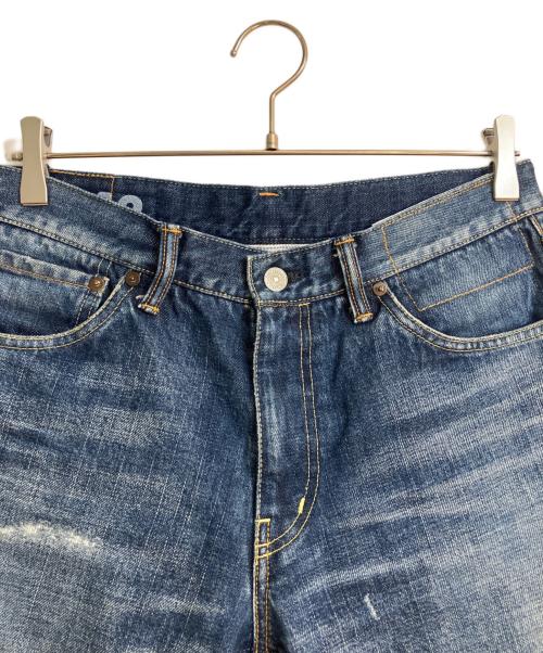 VISVIM（ビズビム）VISVIM (ビズビム) SOCIAL SCULPTURE 03 DAMAGED-12 ソーシャルスカルプチャーデニムパンツ ネイビー サイズ:W32×L30の古着・服飾アイテム