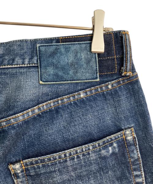 VISVIM（ビズビム）VISVIM (ビズビム) SOCIAL SCULPTURE 03 DAMAGED-12 ソーシャルスカルプチャーデニムパンツ ネイビー サイズ:W32×L30の古着・服飾アイテム