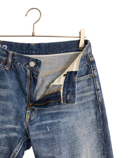 VISVIM（ビズビム）VISVIM (ビズビム) SOCIAL SCULPTURE 03 DAMAGED-12 ソーシャルスカルプチャーデニムパンツ ネイビー サイズ:W32×L30の古着・服飾アイテム