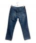 VISVIM (ビズビム) SOCIAL SCULPTURE 03 DAMAGED-12 ソーシャルスカルプチャーデニムパンツ ネイビー サイズ:W32×L30：20000円
