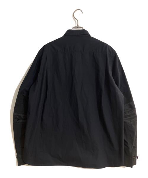sacai（サカイ）sacai (サカイ) Typewriter Grosgrain Shirt/タイプライター・グログラン・シャツ ブラック サイズ:1の古着・服飾アイテム