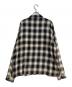 stussy (ステューシー) 23fw PLAID ZIP SHIRT オンブレシャツ ブラック サイズ:M：16000円