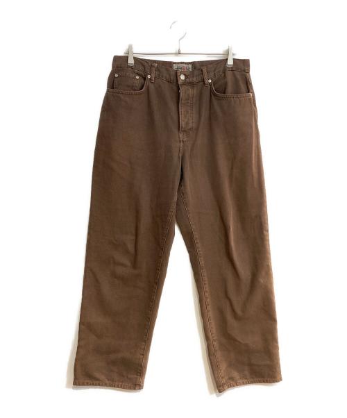 stussy（ステューシー）stussy (ステューシー) SP24 Washed Canvas Big Ol' Jean/ウォッシュド キャンバス ビッグジーン ブラウン サイズ:32の古着・服飾アイテム