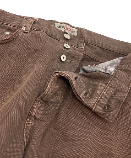 stussy（ステューシー）stussy (ステューシー) SP24 Washed Canvas Big Ol' Jean/ウォッシュド キャンバス ビッグジーン ブラウン サイズ:32の古着・服飾アイテム