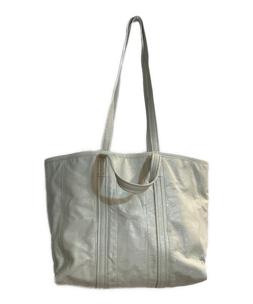 BALENCIAGA（バレンシアガ）BALENCIAGA (バレンシアガ) バルベス ミディアム ショッパー2WAYトートバッグ アイボリーの古着・服飾アイテム
