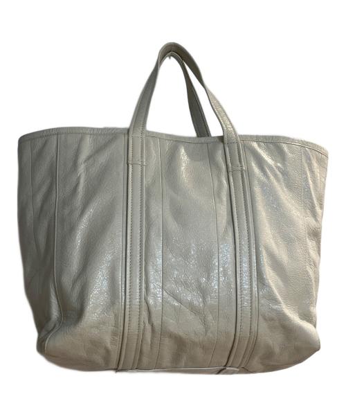 BALENCIAGA（バレンシアガ）BALENCIAGA (バレンシアガ) バルベス ミディアム ショッパー2WAYトートバッグ アイボリーの古着・服飾アイテム