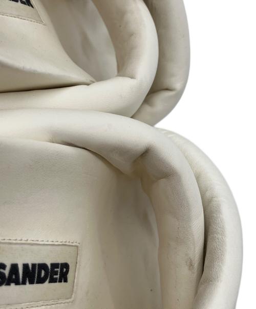 JIL SANDER（ジルサンダー）JIL SANDER (ジルサンダー) クロスストラップサンダル ホワイト サイズ:35の古着・服飾アイテム