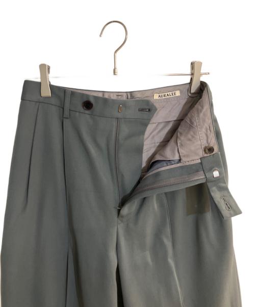 AURALEE（オーラリー）AURALEE (オーラリー) LIGHT WOOL MAX GABARDINE SLACKS グレー サイズ:1の古着・服飾アイテム