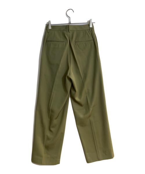 AURALEE（オーラリー）AURALEE (オーラリー) LIGHT WOOL MAX GABARDINE SLACKS/ライトウールマックスギャバジンスラックス グリーンの古着・服飾アイテム