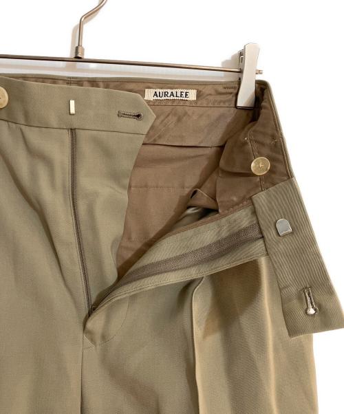 AURALEE（オーラリー）AURALEE (オーラリー) AURALEE LIGHT WOOL MAX GABARDINE SLACKS ベージュ サイズ:1の古着・服飾アイテム