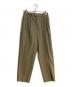 AURALEE（オーラリー）の古着「AURALEE LIGHT WOOL MAX GABARDINE SLACKS」｜ベージュ