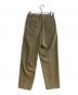 AURALEE (オーラリー) AURALEE LIGHT WOOL MAX GABARDINE SLACKS ベージュ サイズ:1：12000円