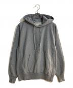 AURALEEオーラリー）の古着「SUPER MILLED SWEAT P/O PARKA/スーパーミルド スウェット プルオーバー パーカー」｜グレー