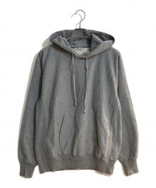 AURALEE（オーラリー）の古着「SUPER MILLED SWEAT P/O PARKA/スーパーミルド スウェット プルオーバー パーカー」｜グレー