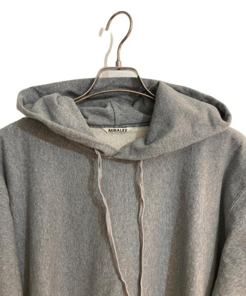 AURALEE（オーラリー）AURALEE (オーラリー) SUPER MILLED SWEAT P/O PARKA/スーパーミルド スウェット プルオーバー パーカー グレー サイズ:4の古着・服飾アイテム