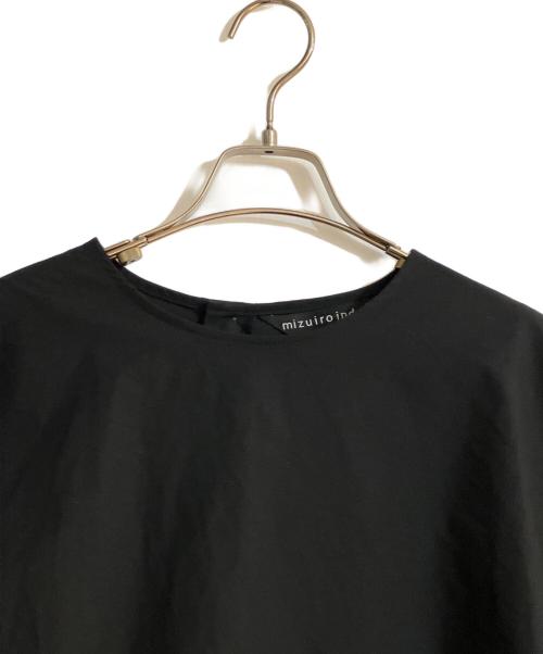 mizuiro-ind（ミズイロインド）mizuiro-ind (ミズイロインド) クルーネックコクーンプルオーバー ブラック サイズ:FREEの古着・服飾アイテム