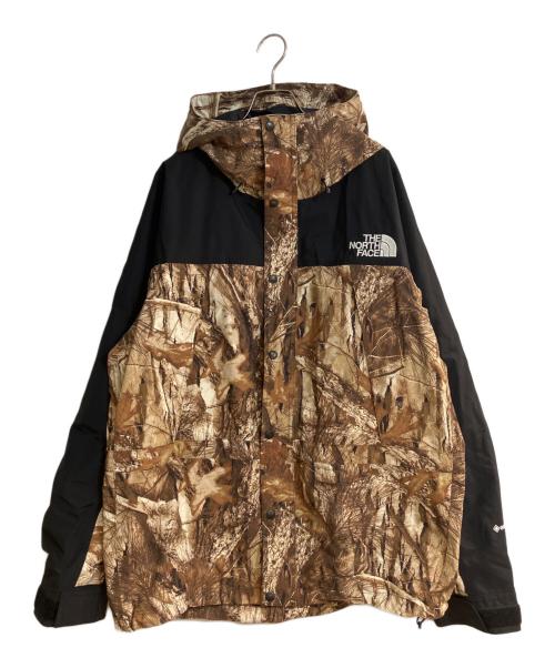 THE NORTH FACE（ザ ノース フェイス）THE NORTH FACE (ザ ノース フェイス) NOVELTY MOUNTAIN LIGHT JACKET ブラウン サイズ:XLの古着・服飾アイテム