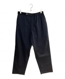 Graphpaper（グラフペーパー）の古着「Solotex Twill Wide Tapered Chef Pants」｜ネイビー