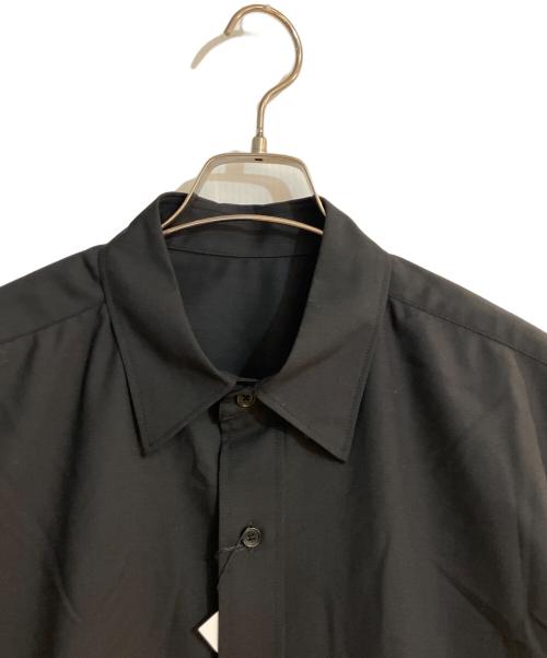 Koti（コティ）Koti (コティ) メリノウールレギュラーカラーシャツ ブラック サイズ:ｌ 未使用品の古着・服飾アイテム