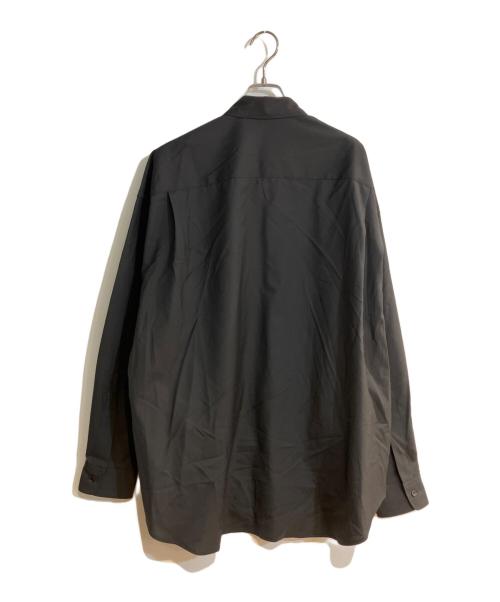 Koti（コティ）Koti (コティ) メリノウールレギュラーカラーシャツ ブラック サイズ:ｌ 未使用品の古着・服飾アイテム