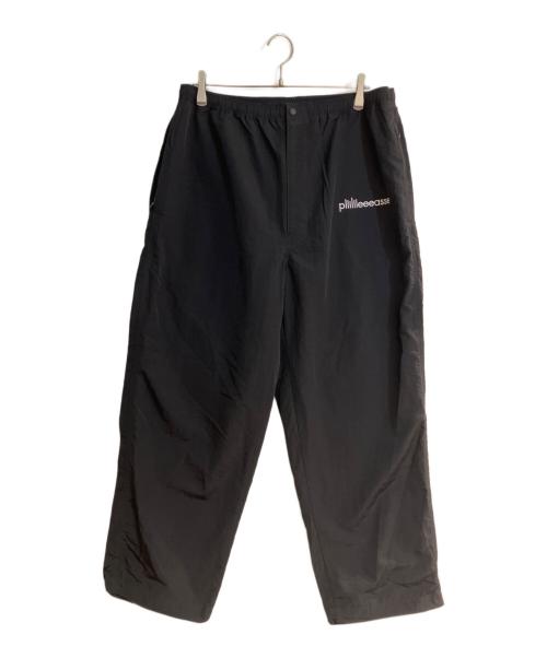 plllllleeeasse（プリーズ）PLLLLLLEEEASSE (プリーズ) Nylon Track Pant/ナイロン トラック パンツ ブラック サイズ:XLARGEの古着・服飾アイテム