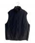 DAIWA PIER39（ダイワ ピア39）の古着「TECH FLEX JERSEY STAND COLLAR VEST/テック フレックスジャージー スタンドカラーベスト」｜ブラック