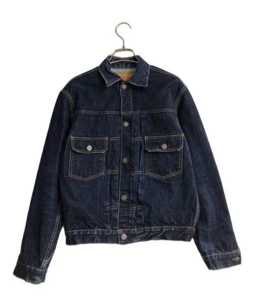 THE FLAT HEAD（ザ・フラットヘッド）THE FLAT HEAD (ザ・フラットヘッド) デニムジャケット ネイビー サイズ:38の古着・服飾アイテム