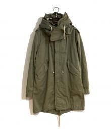 BURBERRY BLACK LABEL（バーバリーブラックレーベル）の古着「ライナー付モッズコート」｜グリーン