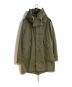 BURBERRY BLACK LABEL（バーバリーブラックレーベル）の古着「ライナー付モッズコート」｜グリーン