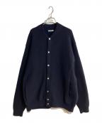 BODHIボーディ）の古着「NEW SWEATSHIRT CARDIGAN/ニュースウェットシャツ カーディガン」｜ネイビー