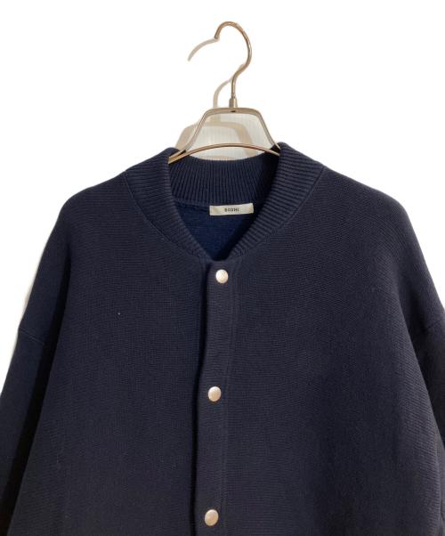 BODHI（ボーディ）BODHI (ボーディ) NEW SWEATSHIRT CARDIGAN/ニュースウェットシャツ カーディガン ネイビー サイズ:3の古着・服飾アイテム