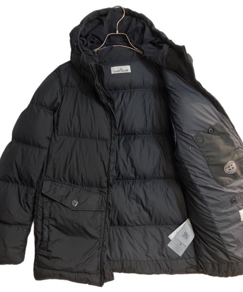 STONE ISLAND（ストーンアイランド）STONE ISLAND (ストーンアイランド) Crinkle Reps NY padded jacket ブラック サイズ:Sの古着・服飾アイテム