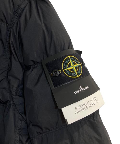 STONE ISLAND（ストーンアイランド）STONE ISLAND (ストーンアイランド) Crinkle Reps NY padded jacket ブラック サイズ:Sの古着・服飾アイテム