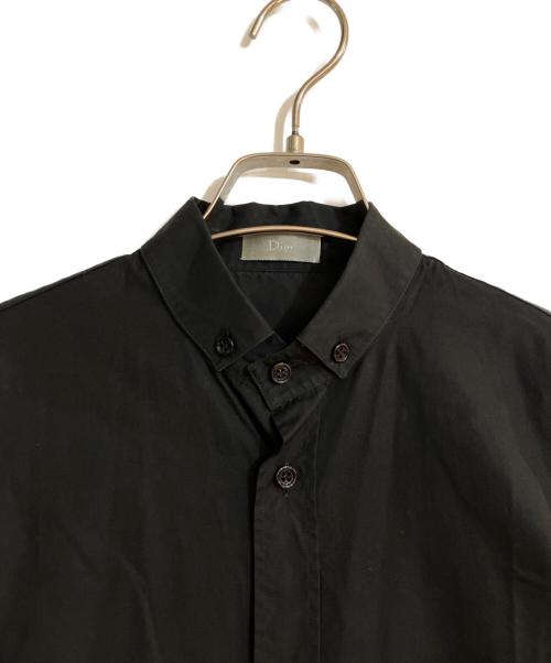DIOR HOMME（ディオール オム）Dior Homme (ディオール オム) ボタンダウンシャツ ブラック サイズ:38の古着・服飾アイテム